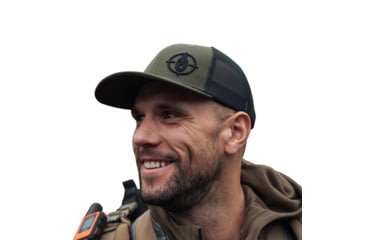 Image of Spartan Precision Equipment Trucker Cap with Spartan Logo, Moss/Khaki, SP09-010-R