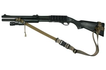 Image of Specter Gear 2 Point Tactical Sling, Remington 870 and 1187 w/ Hogue 12in LOP Stock, Ambidextrous w/ ERB,Coyote 755 COY-ERB