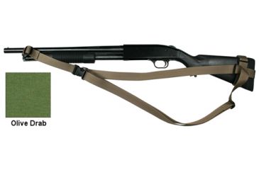 Image of Specter Gear CQB Sling, Mossberg 500 w/ Hogue 12in LOP Stock, Ambidextrous - OD Green 756 OD