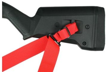 Image of Specter Gear Less Lethal Munitions Shotgun SOP 3 Point Tactical Sling, w/ Emergency Release Buckle, Orange 881 LLO-ERB