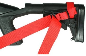 Image of Specter Gear Less Lethal Munitions Shotgun SOP 3 Point Tactical Sling, w/ Emergency Release Buckle, Orange 881 LLO-ERB