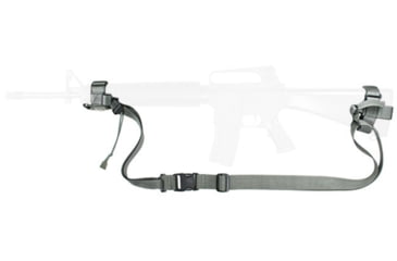 Image of Specter Gear Raider 2 Point Tactical Sling, Armed Forces Deployment Package AFDP, Braided Lanyard, Emergency Release, Olive Drab Green, 563 OD-ERB-BL