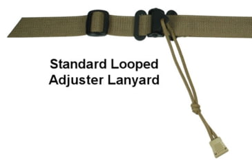 Image of Specter Gear Raider 2 Point Tactical Sling, Mossberg 500 / Maverick 88, standard fixed stock, Braided Lanyard, Emergency Release, Black, 540 BLK-ERB-BL