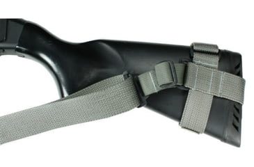 Image of Specter Gear Raider 2 Point Tactical Sling, Mossberg 590 / 590A1, Bantam reduced length of pull stock, Braided Lanyard, Emergency Release, Black, 542 BLK-ERB-BL