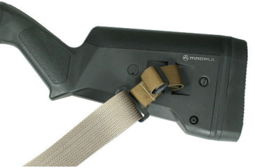 Image of Specter Gear Raider 2 Point Tactical Sling, Remington 870 with Magpul SGA Stock, Braided Lanyard, Emergency Release, Coyote Tan, 768 COY-ERB-BL