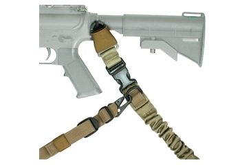 Image of Specter Gear TCS Convertible 1 or 2 Point Tactical Sling, Steel Hook Attachment Version, Coyote, 859 COY-ERB