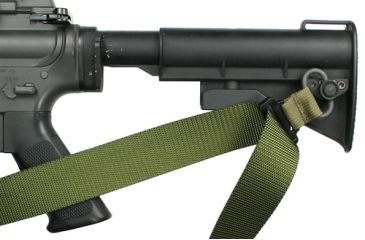 Image of Specter Gear Universal QD Swivel SOP 3 Point Tactical Sling, Olive Drab, Olive Drab 852-OD