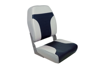 Image of Springfield Marine High Back Folding Chair, Gray/Blue, 1040661