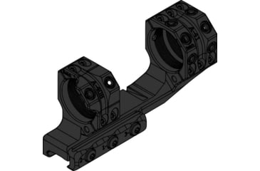 Image of Spuhr 34mm Cantilever Gen 3 Rifle Scope Mount, 1.5 in, 0 MOA, Black, SP-4022C