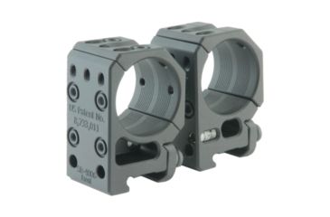 Image of Spuhr 34mm H34mm Separated Rings Rifle Scope Mount for Picatinny Rail, Black, SR-4006