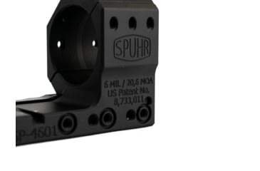 Image of Spuhr 34mm Rifle Scope Mount, Black, Height- 30mm/1.18in, SP-4601