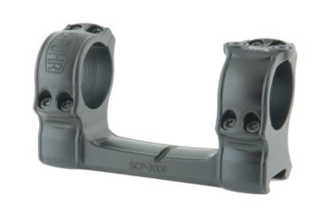 Image of Spuhr Picatinny Hunting Mount w/Single Interface Ring, 0 MOA, Dia 30mm, H 34mm, Black 7340150712099