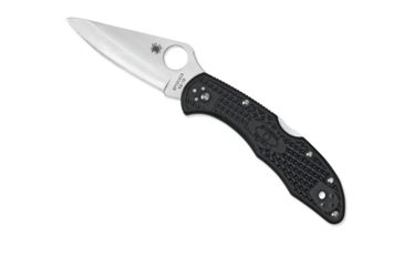 Image of Spyderco Delica4 Lightweight Black FRN Handle, FE Blade Fold Knife C11PBK
