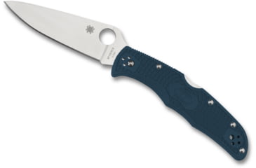 Image of Spyderco Endura 4 Folding Knife, 3.8in, K390 Steel, Leaf Blade, FRN Blue Handle, C10FPK390