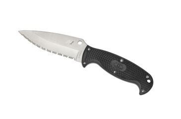 Image of Spyderco Jumpmaster 2 Fixed Blade Knife, 4.49 in, H-1, Spear Point Blade, FRN Black Handle, FB24SBK2