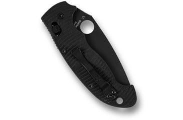 Image of Spyderco Manix 2 XL Salt Folding Knife, DLC Finish, 3.85 in, CPM MagnaCut, Drop Point Blade, G10, Black Handle, C95GMCBKP2
