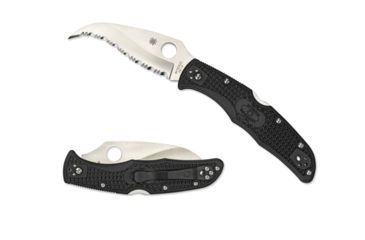 Image of Spyderco Matriarch2 Knife, Black FRN SpyderEdge C12SBK2