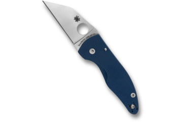 Image of Spyderco Microjimbo Folding Knife, 2.45in, CPM SPY27, Wharncliffe Blade, G-10 Blue Handle, C264GPCBL