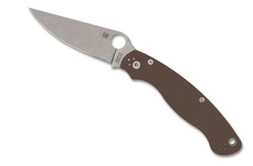 Image of Spyderco Military 2 Folding Knife, 4.02 in, CPM 15V, Brown, G10, C36GPBN15V2