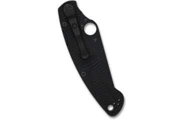 Image of Spyderco Military 2 Folding Knife by Sal Glesser, 4in, CPM MagnaCut, Modified Clip, DLC, G-10, Black Handle, 716104018840