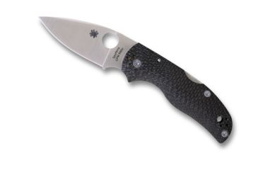 Image of Spyderco Native 5 Folding Knife, 2.95in, CPM S90V, Drop Point, Fluted Carbon Fiber, Carbon Fiber Handle, C41CFFP5
