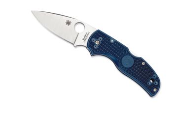 Image of Spyderco Native 5 Lightweight Folding Knife, 2.95in, CPM S110V, Drop Point, FRN Dark Blue Handle, C41PDBL5