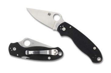 Image of Spyderco Para 3 Folding Knife, Black, C223GP