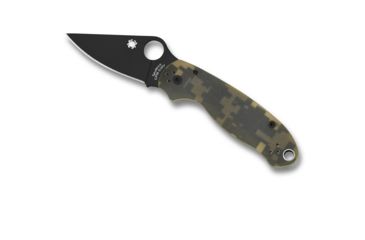 Image of Spyderco Para 3 Folding Knife, Plain Edge, Digital Camo Handle, Black Blade, C223GPCMOBK