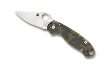 Image of Spyderco Para 3 Folding Knife, PlainEdge CPM S30V Blade, 2.95in, Digital Camouflage G-10 Handle, C223GPCMO