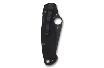 Image of Spyderco ParaMilitary 2 Folding Knife, 3.45 in, CPM S45VN, Black, G-10 Handle, PlainEdge Black Blade, C81GPBK2