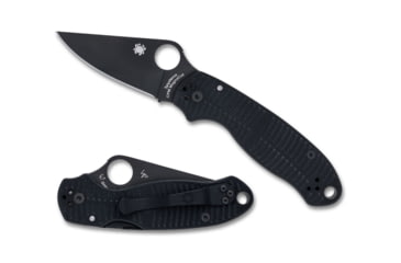 Image of Spyderco Paramilitary 3 Folding Knife, 2.91 in, CPM MagnaCut Stainless Steel, Black, G10, C223GMCBKP