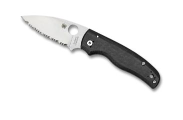 Image of Spyderco Shaman G-10 SpyderEdge Folding Knife, Black, C229GS