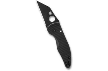 Image of Spyderco MicroJimbo Salt Folding Knife, 2.45in, CPM MagnaCut Stainless Steel, Wharncliffe, G10, Black Handle, C264GMCBKP