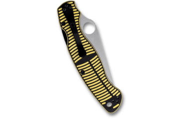 Image of Spyderco Military 2 Salt Assisted Opening Folding Knife, 4in, CPM MagnaCut, Clip Point, G10 Yellow/Black Handle, C36GBKYLMCP2