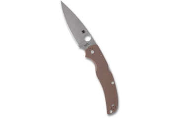 Image of Spyderco Native Chief Folding Knife, 4.08in, CPM 15V, Drop Point, G10, Brown Handle, C244GPBN15V