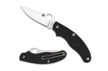 Image of Spyderco UK Penknife Folding Knife, 3in, CTS BD1N, Drop Point FE Blade, FRN Black Handle, C94PBK3