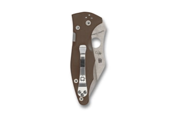 Image of Spyderco Yojimbo 2 Folding Knife, 3.2 in, CPM 15V, Wharncliffe Blade, G10, Brown Handle, C85GPBN15V2