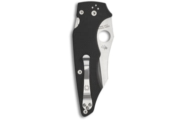Image of Spyderco YoJumbo Folding Knife, 4in, CPM S30V Steel, Wharncliffe Blade, G10 Handle, Designed by Michael Janich, Coarse Black, C253GP