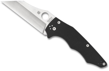 Image of Spyderco YoJumbo Folding Knife, 4in, CPM S30V Steel, Wharncliffe Blade, G10 Handle, Designed by Michael Janich, Coarse Black, C253GP