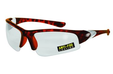 Image of SSP Eyewear Entiat Shooting Glasses, Demi Two-Tone Frame, Crystal Clear Anti-Fog Lens 011711954919
