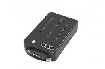 Image of Stack-On Portable Case with Radio Frequency Access, MATTE BLACK PC-1702-RFID