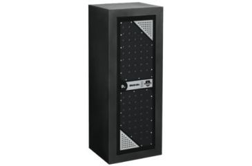 Image of Stack-On Tactical Gun Cabinet: 2 Tactical Weapons and 14 Long Guns, Black/Silver hammertoneTC-16-GB-K-DS