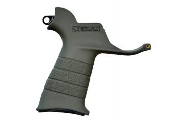 Image of Stark SE-2 AR-15 Pistol Grip With CR123 Battery Storage And Sling Hook Mount OD Green