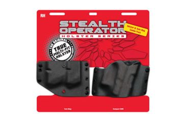 Image of Stealth Operator Twin Mag Double Magazine Pouch Right Hand Nylon Compact Model Holster, Black, SOH60226C
