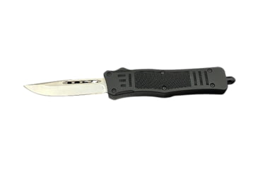 Image of Steel River Knives MT618 Ultralight Automatic Folding Knife, 3.25in, D2 Steel, Drop Point Blade, Aluminum Black Handle, MT618BULDP