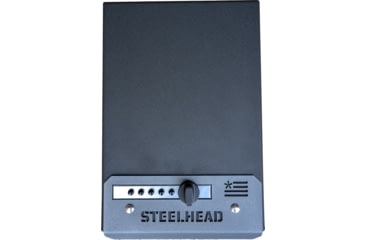 Image of Steelhead Outdoors Fast Access Pistol Box, Black, Large, SLB-8512C