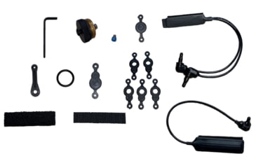 Image of Steiner Laser Sights DBAL-A3 Repair Parts Kit - Safety Screw, Remote Cable Switch, Battery Cap, Battery Cap Strap, O-Ring, Exit Port Covers, Pattern Generators, Black, 9190