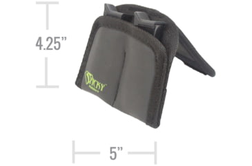 Image of Sticky Holsters Dual Mini Mag Pouch, Black, Dual Mini Mag Pouch