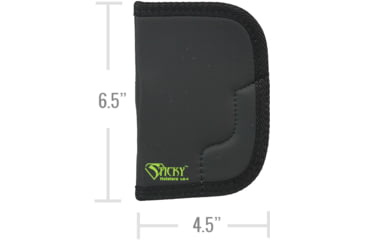 Image of Sticky Holsters LG-4 Holster, S&amp;W 686, 3 inch Barrel, Ambidextrous, Black, Large, LG-4