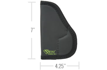 Image of Sticky Holsters MD-3 Holster, Bersa Thunder 380, Walter PPK/S, Makarov, Ambidextrous, Black, Medium, MD-3